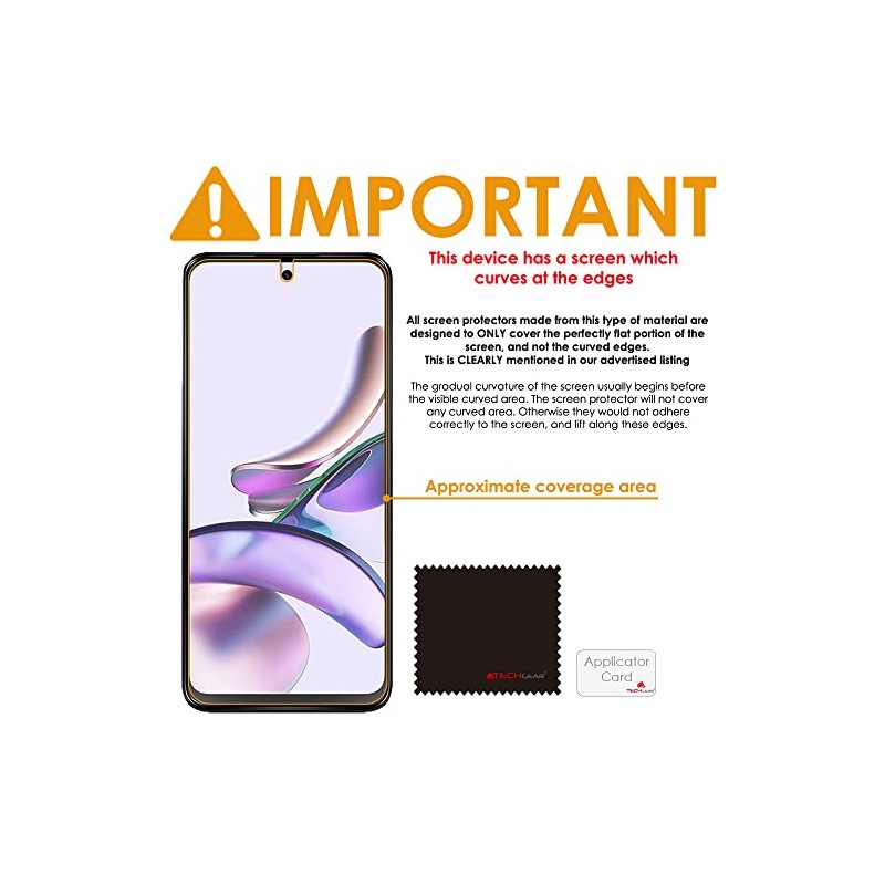 TECHGEAR [3 Pack] Screen Protectors Compatible for Motorola Moto G13