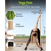 P Polerden Yoga Stick, 58 inches Stretching Stick for Mobility,