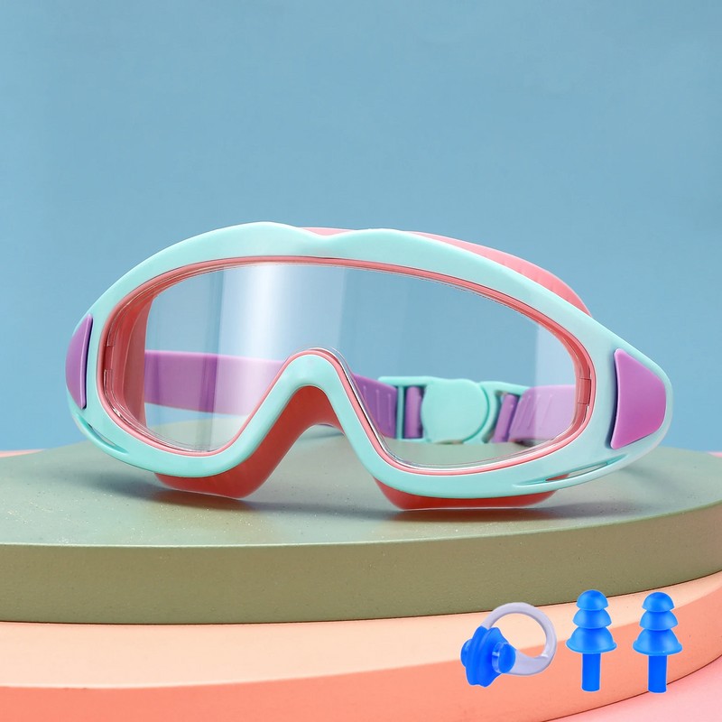 Kids Anti-Fog Swimming Goggles for Pool & Beach – Wide-View