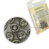 Aventik 50pc Brass Beads Tapered Hole Fly Tying Materials Lure