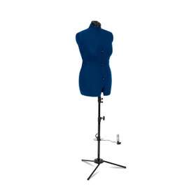 Adjustoform Sew Deluxe FG373 Adjustable Dress & Pants Form Sapphire M-L (US Dress Size 10-16) 8 Part Female Sewing Mannequin + Pin Grip Hem Marker