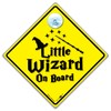 Little Wizard on Board Sign, Wizard Baby on Board Sign,