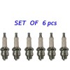 KFparts 6 Spark Plugs 1932-1942 Dodge w/ Cast Iron Head