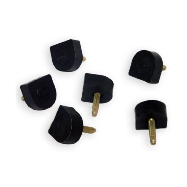 Supertap Replacement Dowel Lift Heel Tips - 13/14/15 Millimeters, 6