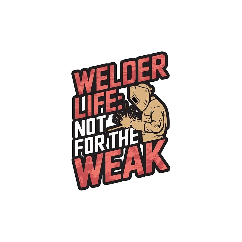 Welder Sticker, 4 in - Welding Decal for Welder, Ironworker,