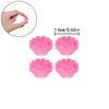 Disposable Eyelash Glue Holder Rings, 100 Pcs Pink Glue Rings
