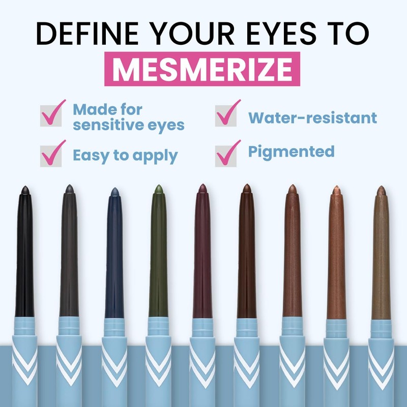 PRIME PROMETICS PrimeEyes Glide Eyeliner for Mature Women – Waterproof,