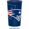 Trendware New England Patriots Souvenir Cups, 8 Count