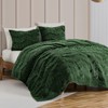 SHALALA Luxury Velvet Quilt Set King Size,Ultra Soft Lightweight Summer