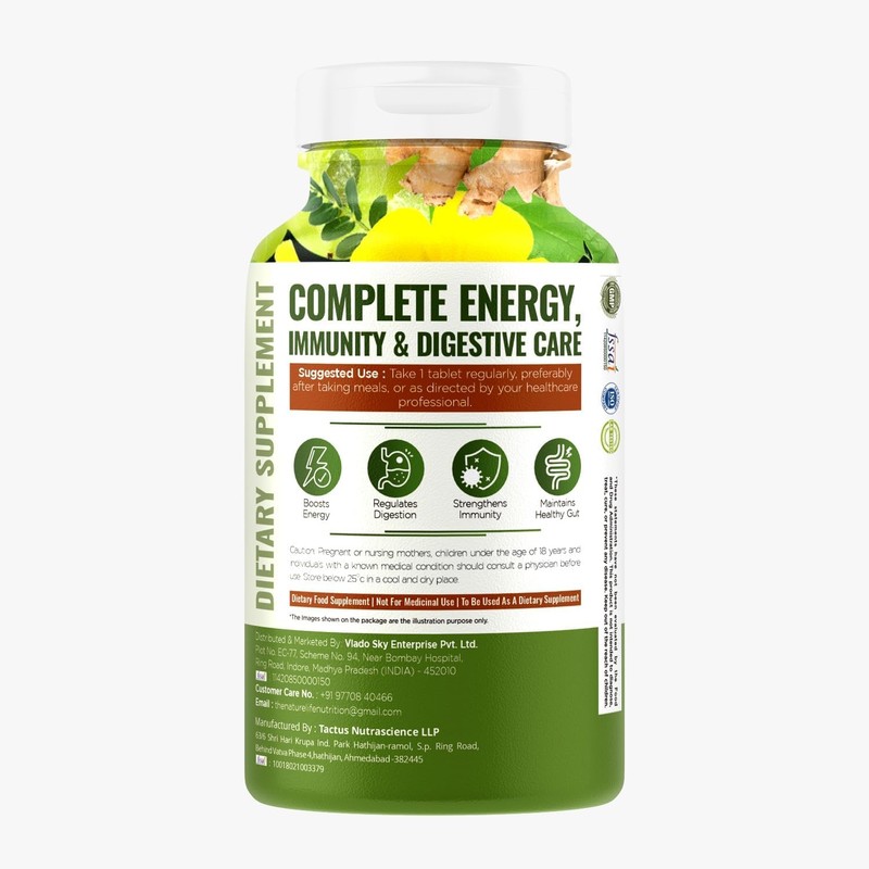  Immunity Multivitamins with Probiotics (60 Veg Tablets) 40+ Vitamins,