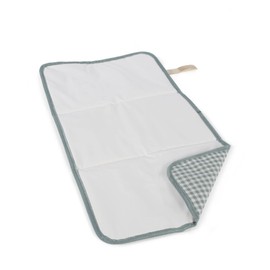 Walking Mum. I Love Vichy Portable Folding Changing Mat Easy to Put in Your Mother Bag (Green, 18 x 27 x 4 cm)