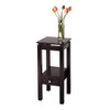 Winsome Wood Linea Accent Table, Espresso