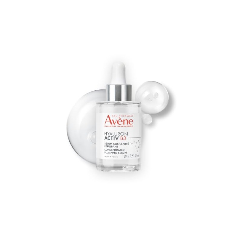 AVENE Hyaluron Activ B3 Sérum Concentrado, Niacinamida y Ácido Hialurónico,