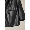 EVANS Curve Faux Leather Blazer - Women's - Plus Size