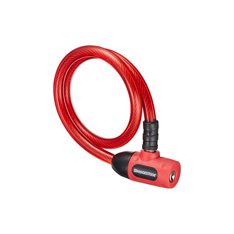 Bridgestone WL-EVL A521310RE EVERYLOCK Bicycle Key Wire Lock Red Anti-Theft