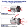 PATIKIL HVAC Duct Manual Volume Backdraft Damper, 8 Inch, Airflow