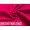 iMaylex Soft 100% Egyptian Cotton Zipper Pillow Case, Cozy and