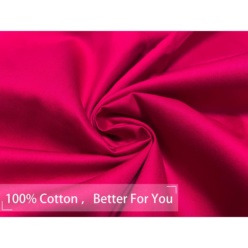 iMaylex Soft 100% Egyptian Cotton Zipper Pillow Case, Cozy and