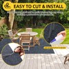 Grefinity Marine Carpet,5 FT x 10 FT Dark Gray Indoor