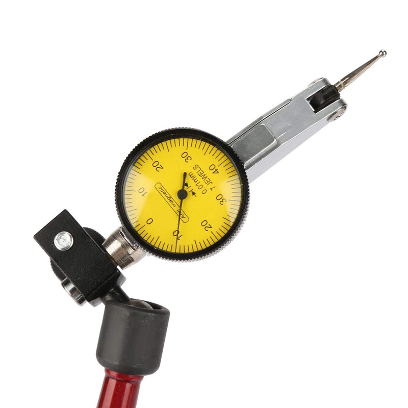 Dial Test Indicator,0.01mm Dial Indicator with Magnetic Base,Dial Indicator Gauge