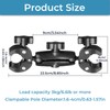 Sequpr Camera Double Clamp Camera Clamp Mount Super Clamp for