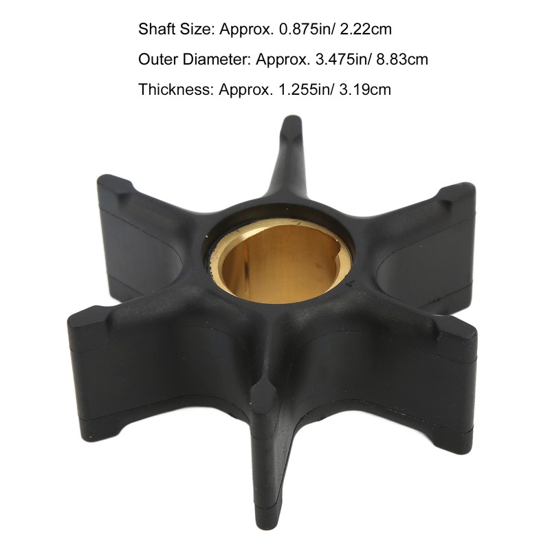 6 Blade Outboard Water Pump Impeller 435821 Neoprene Replacement for