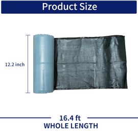 Roof Tape Waterproof, 12.2 In x 16.4 FT/Roll, Polyethylene Propylene Sealing Tape Sandwiched Aluminum Mesh, for Junctions between Roofs and Walls, Areas around Chimneys, and Skylights etc