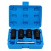 5pcs Lug Nut Extractor Tool 1/2in Drive Metric 17 19