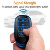 Sindeda for Honda Key Fob Cover with Keychain Soft Full