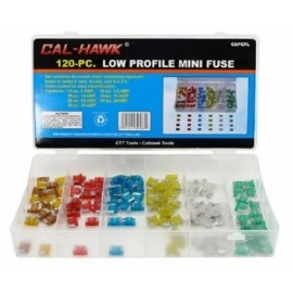 Mini New 120pc Low Profile Mini Blade Fuse Assortment Set Auto Car Truck ATM