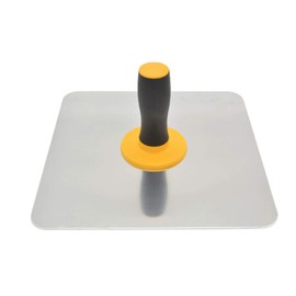 Aluminium Plaster Hawk Plaster Mortar Board Holder with Soft Grip Plastering Tool for Cement, Mortar, Drywall