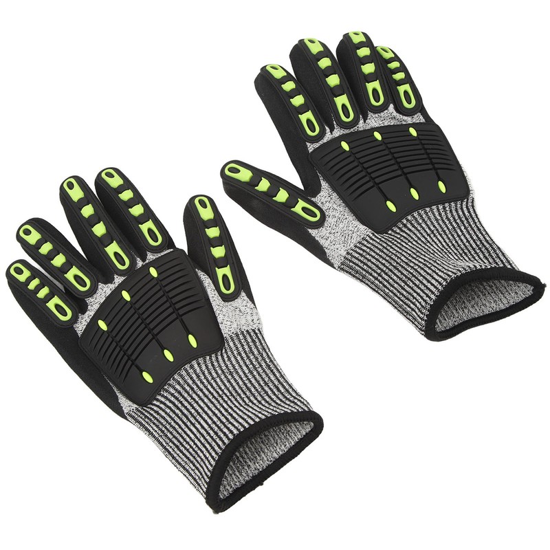 1 Pair Cut Resistant TPR Protective Impact Gloves Men Women
