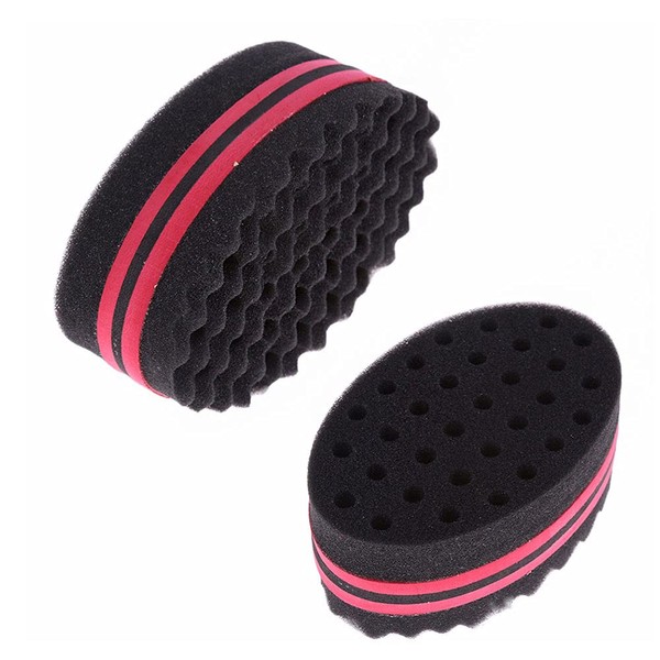 1PCS Small Holes Barber Hair Brush Sponge Dreads Locking Twist