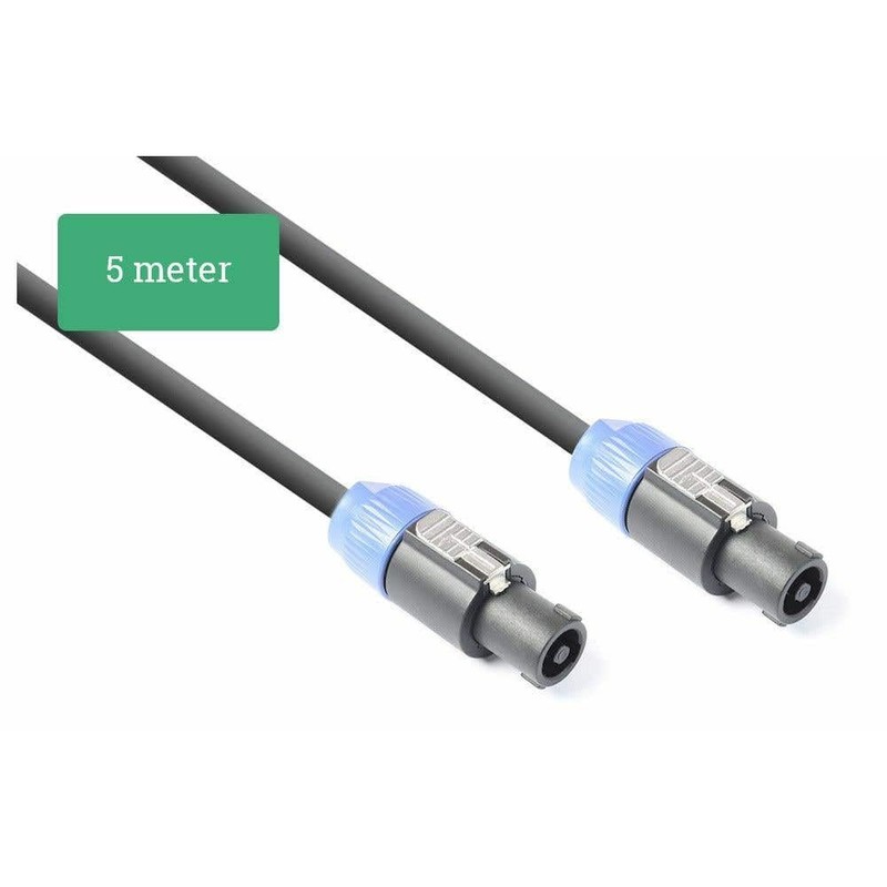 Power Dynamics 177139 NL2 Speakon Speaker Cable – 5m