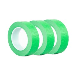 Zo.Yehaa 3 Rolls Green Masking Tape Painters Tape Wide 3/4 inch X 33 Yards, Paper Tape for Arts DIY Crafts Painting Labeling Decoration School Projects Home Office