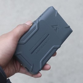 FATBEAR Rugged Shockproof Armor Protective Shell Skin Case Cover for Sony Walkman NW-ZX700 NW-ZX706 NW-ZX707 (Gray)