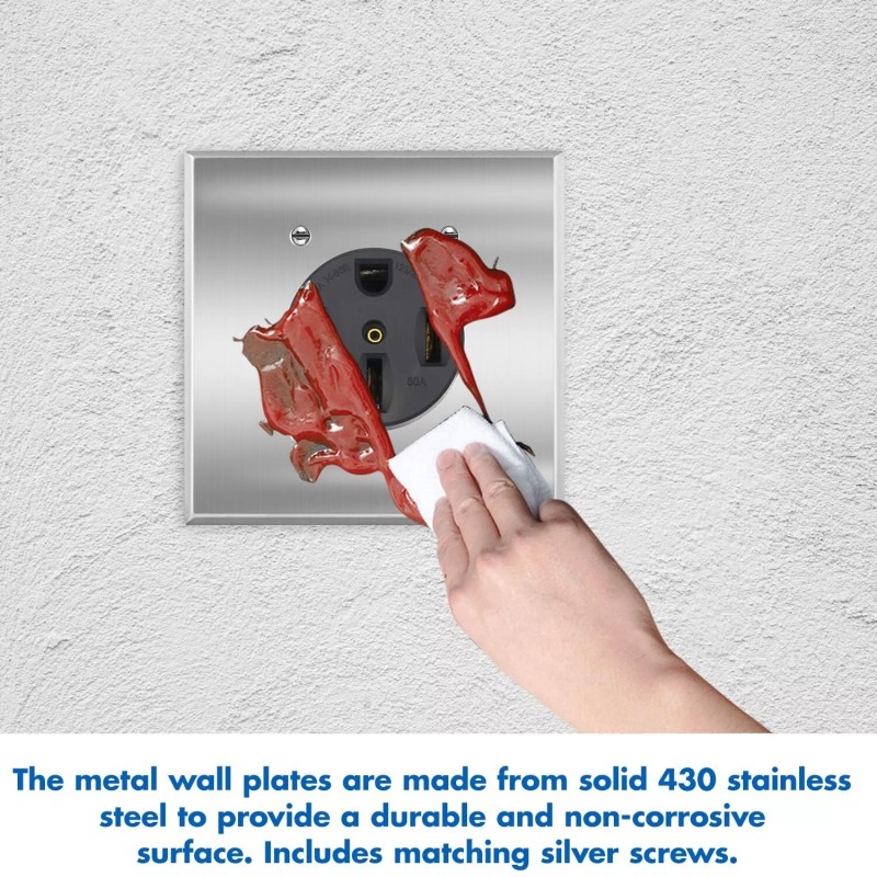 Maxbright NEMA 14-50R 50 A Receptacle Flush Mounting Outlet,3 P