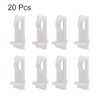 uxcell Plastic Shelf Support Pegs,5mm Shelf -Locking,Cabinet Shelf Clips,Shelf Bracket