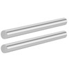 MUKCHAP - 2 barras redondas de aluminio 6061 de 1