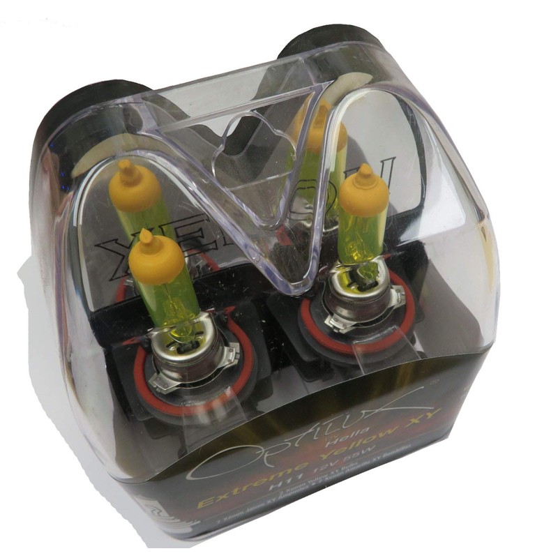 HELLA H71071132 Optilux Extreme Yellow Light Bulbs H11 12V 55W