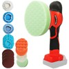 Alrigon Cordless 6 Inch Random Orbital Buffer Polisher, Compatible with