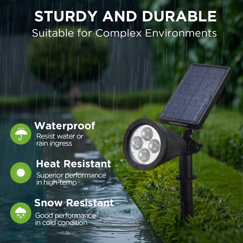 InnoGear Solar Spot Lights, Outdoor Solar Lights Solar Spotlights Flag