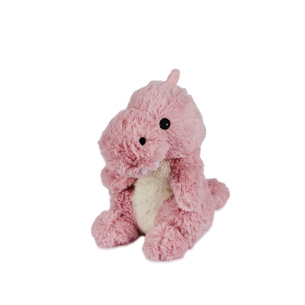 Warmies® Fully Heatable Cuddly Toy scented with French Lavender - Baby Dinosaur Pink
