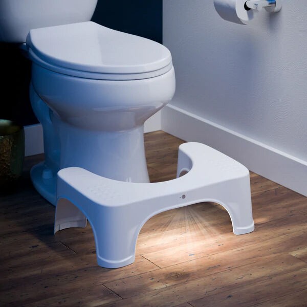 Squatty Potty Moonlight Toilet Stool --Squatty Potty Moonlight Toilet Stool White