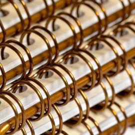 Galaxy Wire Binders Pack - 14.3 mm Pitch 3:1-100 Pack - Bronze