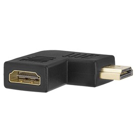 Cmple HDMI Right Angle Port Saver M/F Adapter Vertical Flat Left 90 Degree