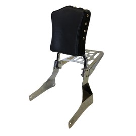 Studded - Sissy Bar Backrest & Luggage Rack for 98+ Honda Shadow Aero VT1100 C3