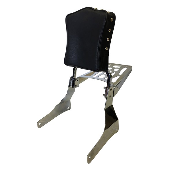 Studded - Sissy Bar Backrest & Luggage Rack for 98+