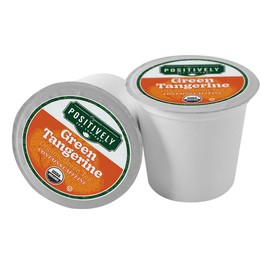 Organic Positively Tea Company, Green Tangerine Green Tea, K-Cup Compatible, 24 Pods