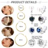 SAILIMUE 16 Pairs Clip On Earrings For Women 14K Gold